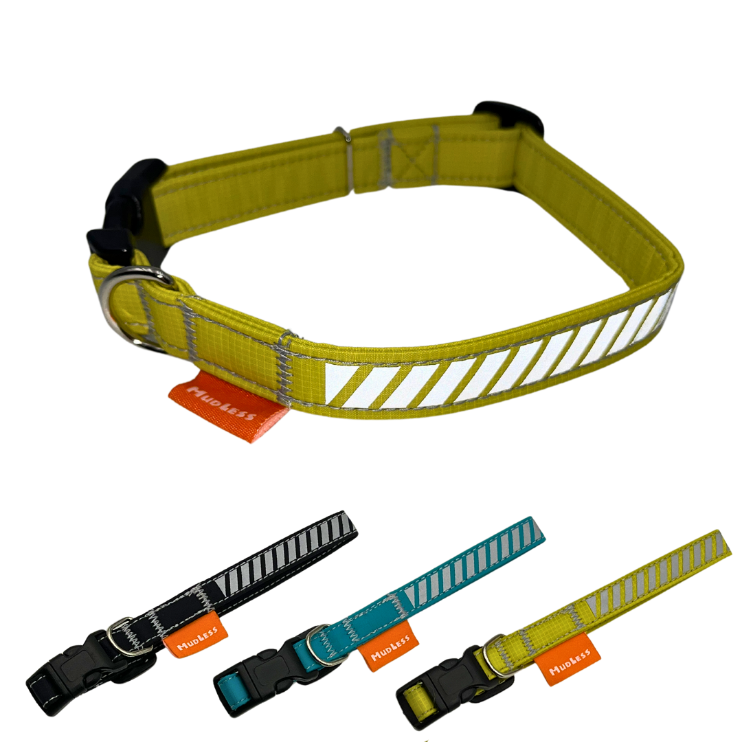 MUDLESS Dog Collar - Waterproof, Reflective - Premium Pet Collar - Just £11.95! Shop now at Mudless