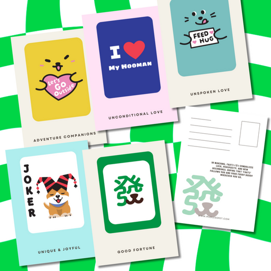 MUDLESS Postcard - Pack of 5 - Premium Postcard - Just £8.25! Shop now at Mudless Pet Supplies Limited