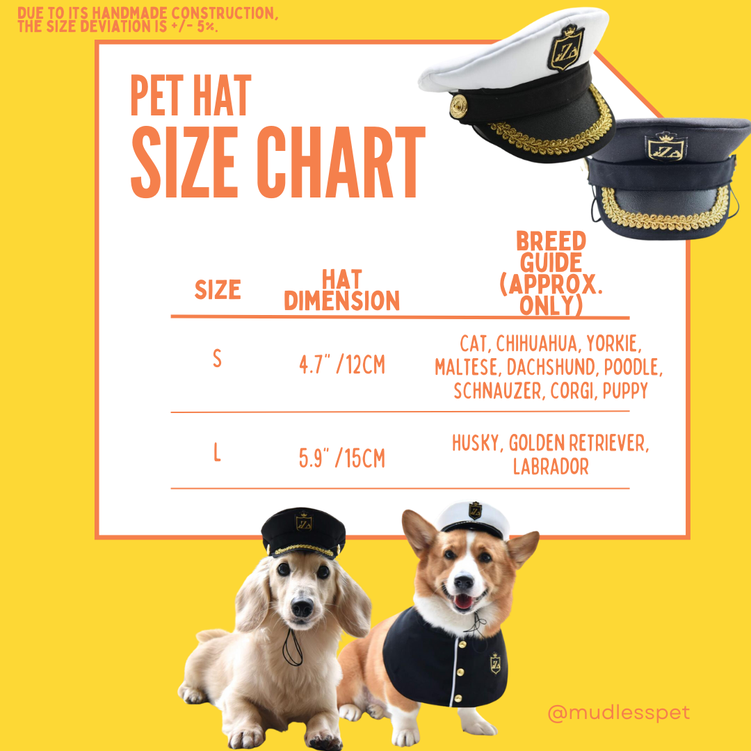 ZAZAZOO Pet Hat - Military (Dog/ Cat) - Premium Pet Cape - Just £16! Shop now at Mudless Pet Supplies Limited